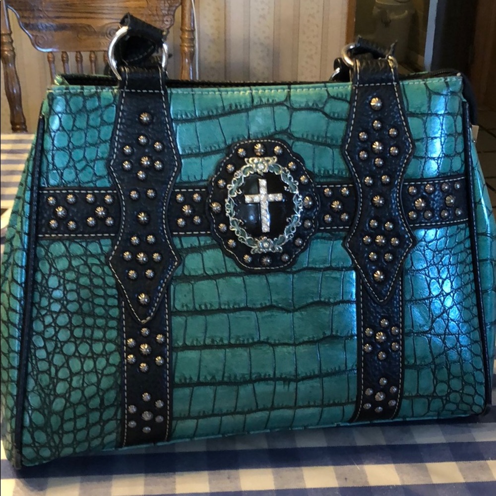Sunday sale!! 50% off! Large purse with cross